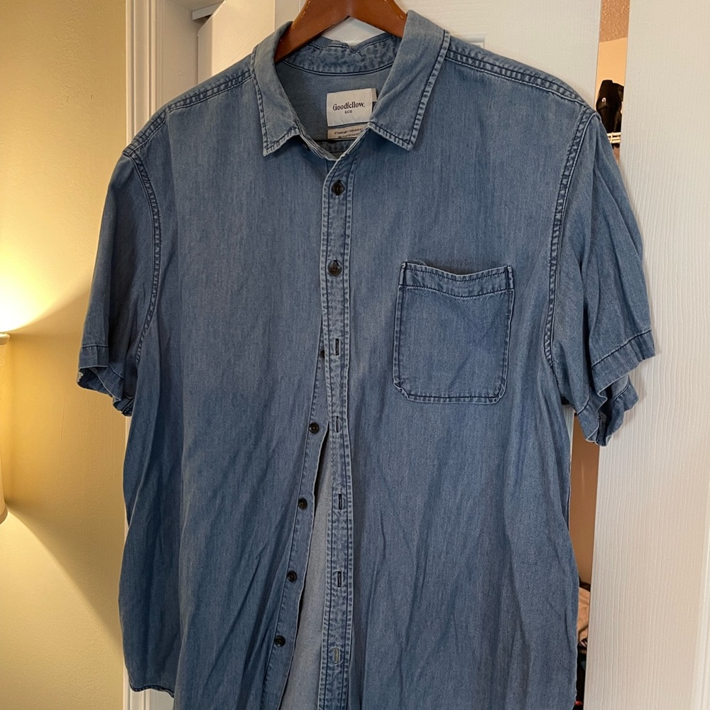 Chambray button up shirt
